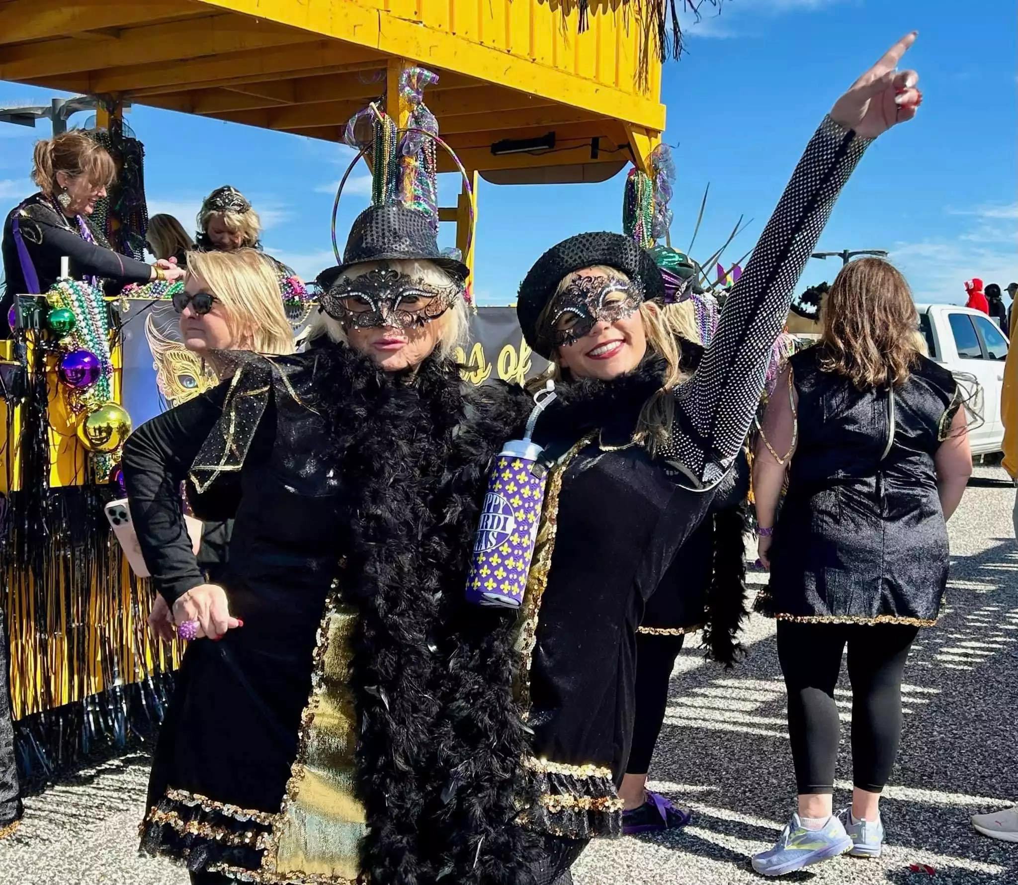 Maidens on parade