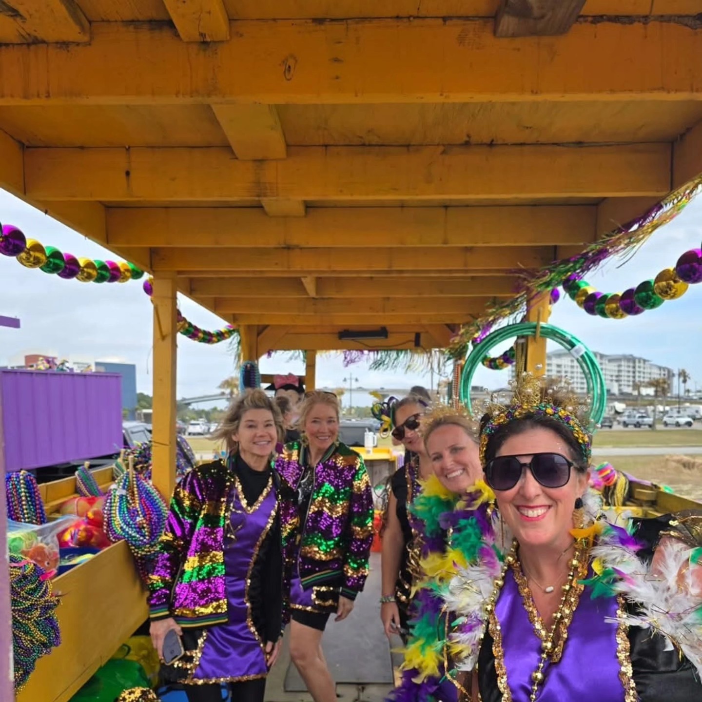 Maidens on parade