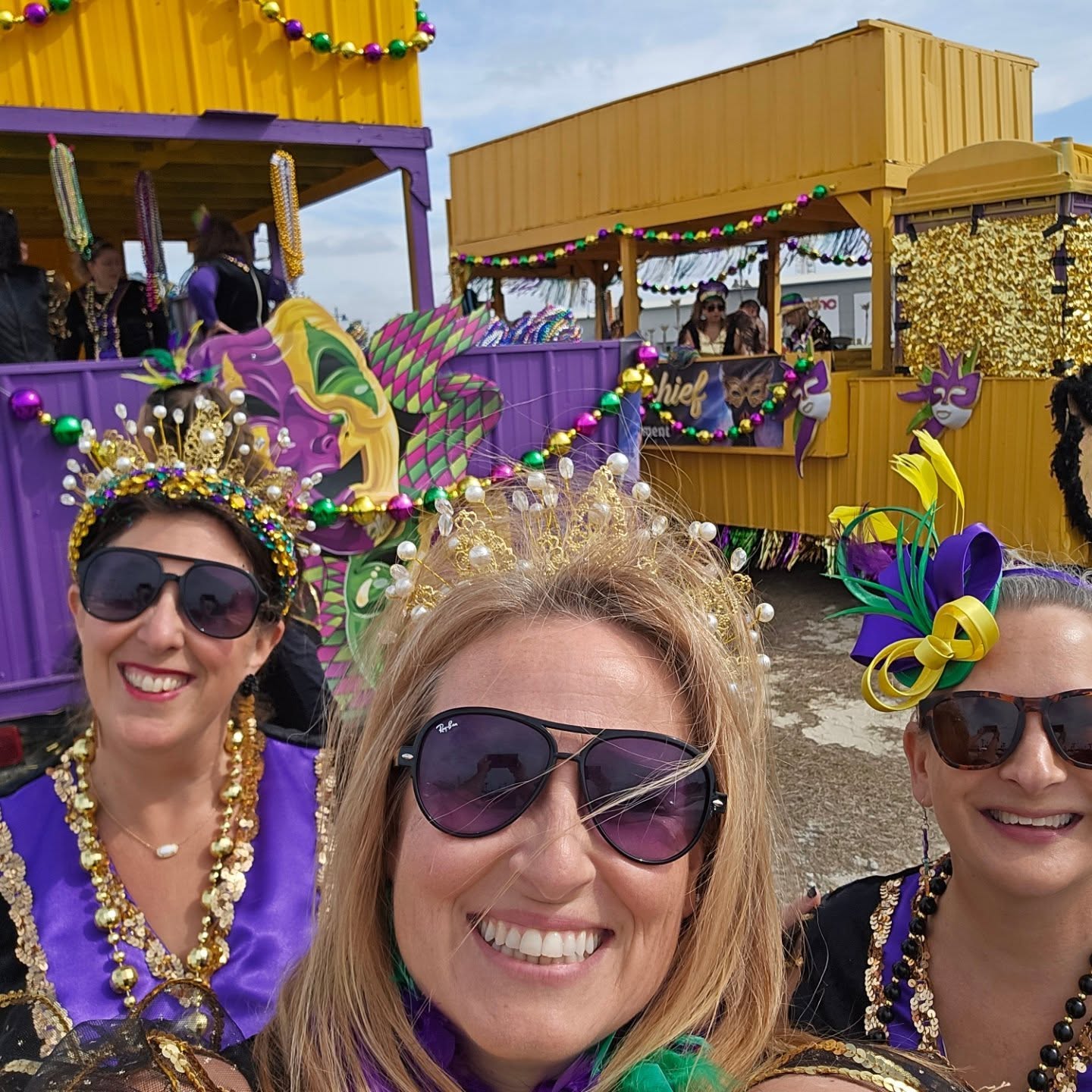 Maidens on parade